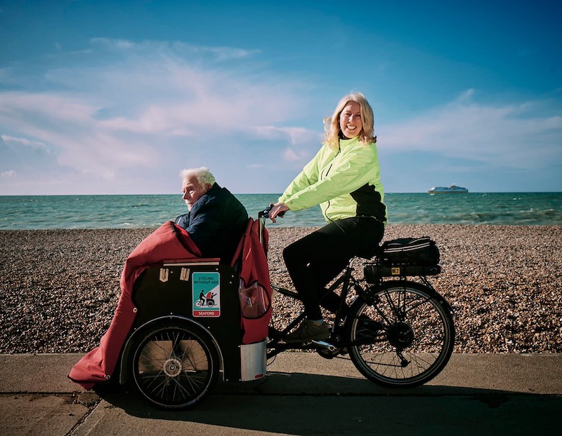 Cycling Without Age Trishaws.